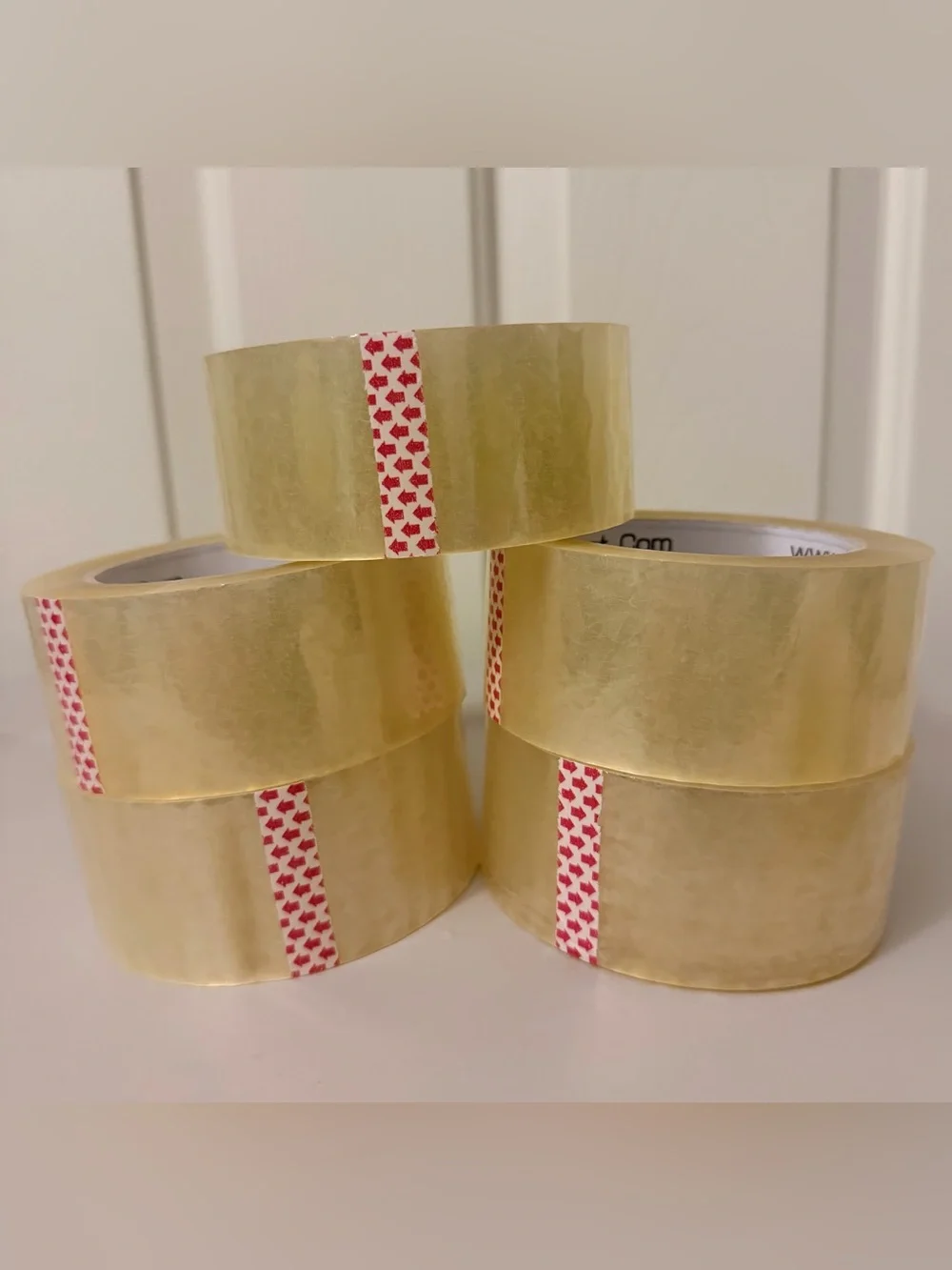 Clear Packing Tape Rolls - 5-Pack